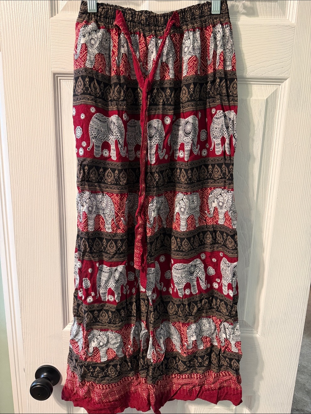 Red Elephant Print women’s Lounge Pants